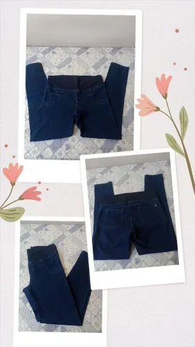 Caça jeans para gestante está perfeita,super confortável