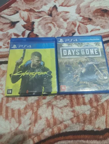 DAYS GONE E CYBERPUNK JOGOS PS4 ORIGINAL