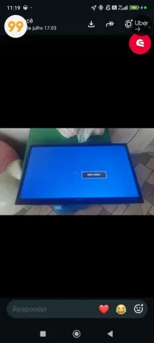 Tv 32 polegadas não e smartv