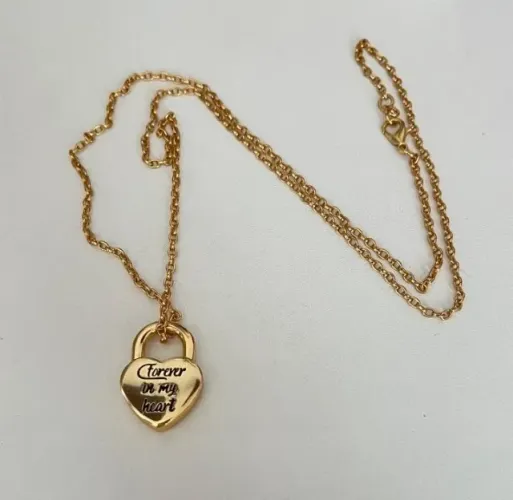 ?Colar da Amizade Coração Banhado a Ouro Feminino Presente?