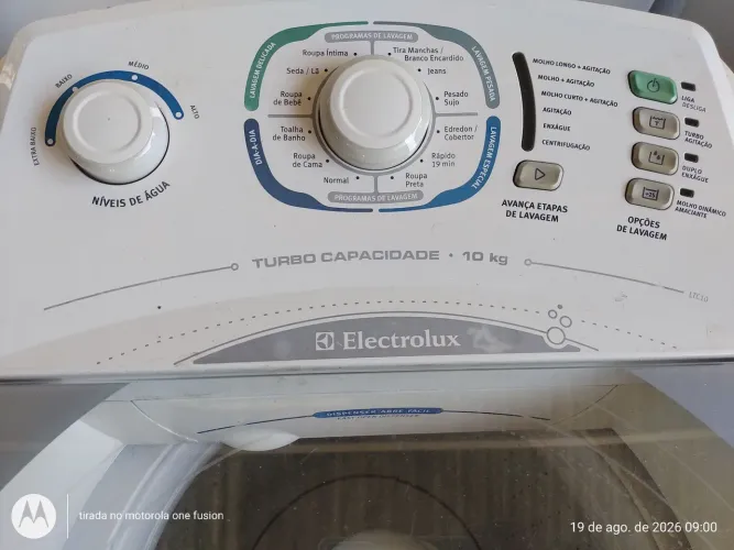 LAVADORA ELECTROLUX LTC 10 220V