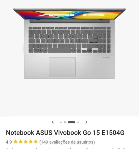 Notebook novinho.