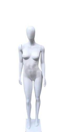 Manequim Feminino Adulto Corpo Inteiro Branco - 6 Peças - Loja/Vitrine