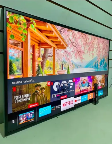 Televisão smart 43 polegadas completa Samsung 4k 