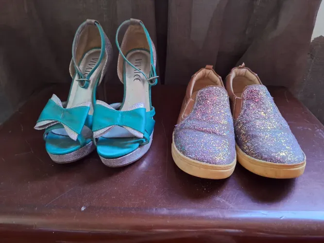 Sapatos númeração 35 o combo