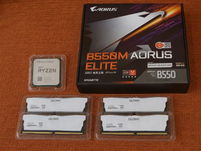 5700x3d + 32GB +B550m Aorus Elite IMPECÁVEL