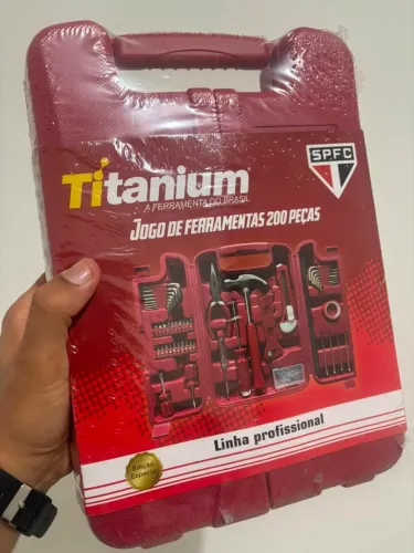 Kit de Ferramentas 200 Peças Time São Paulo Presente Dia dos Pais