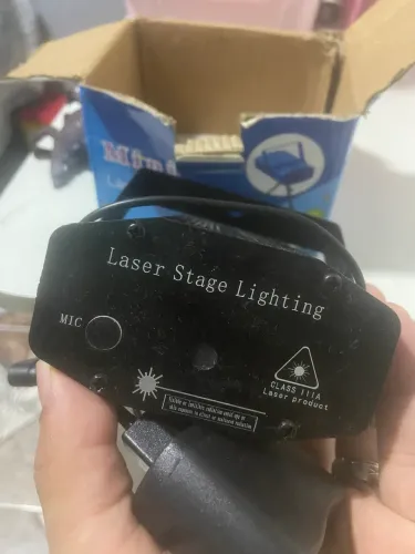 Mini Laser Projetor Holográfico Stage Lighting