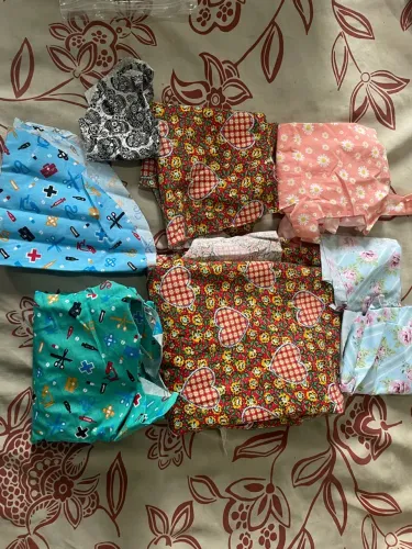 Retalhos de Tecidos Estampados - Diversas Estampas e Tamanhos