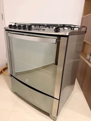 Fogão Electrolux 5 Bocas Inox | Tripla Chama | Timer Digital | Excelente Estado