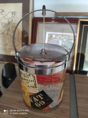 Baldinho de gelo vintage,Leia: