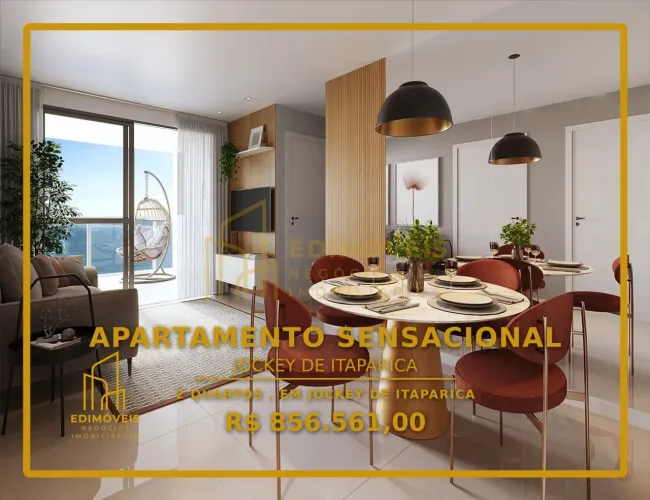 Jockey de Itaparica: Apartamento com Acabamentos de Alto Padrão e Lazer Completo!