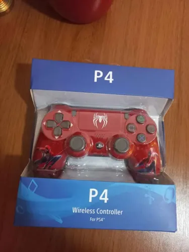 Controle PS4 Vermelho / Homem Aranha / Novo