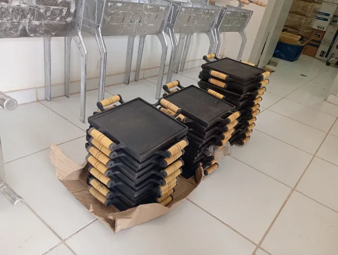 Chapa de Bifeteira em ferro fundido