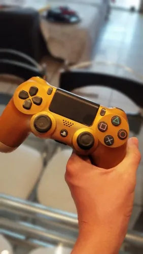 Controle Dualshock 4 Gold Ps4 Sem fio