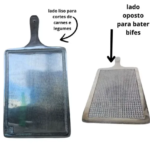 Tábua de carne em alumínio grosso