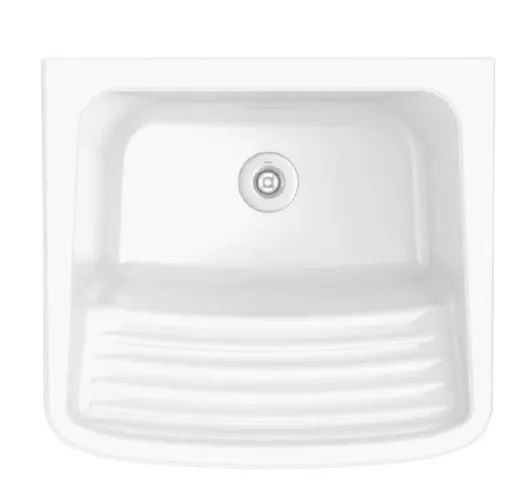 Tanque de Lavar Roupas Branco Celite (NOVO - Nunca usado)