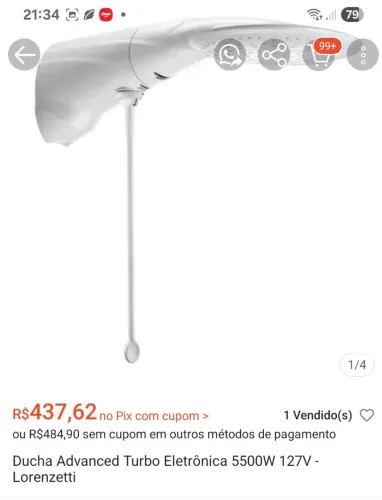 Ducha advanced lorenzetti