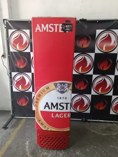 Cervejeira vertical slin 284 litros 110 volts marca FRICON usada funcionando perfeitame