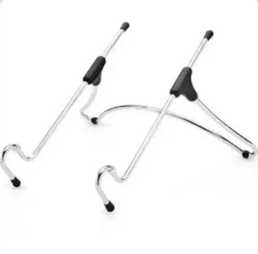 Suporte cromado para note