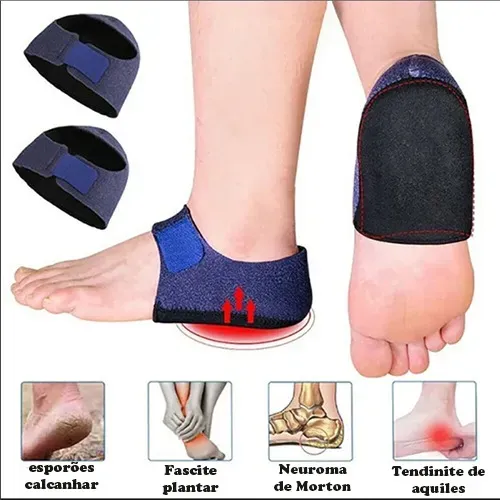 CALCANHEIRA PAUHER SUPPORT PRETA - ORTHO PAUHER