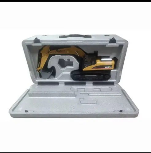 Retroescavadeira Huina 1:14 MOD 1580 Full Metal e MOD 1594. Todas novas na caixa.