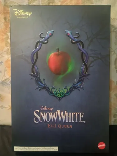 BARBIE DISNEY COLLECTOR SNOW WHITE EVI QUEEN PARA COLECIONADOR NOVA NA CAIXA