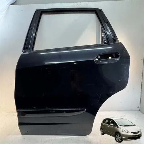 Porta Honda Fit 2009 2010 2011 2012 2013 Traseira Esquerda Traseira Esquerda Preto