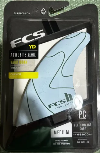 Quilha Medium Fcs2 Yago Dora Signature Pc Tri Fin, nova.