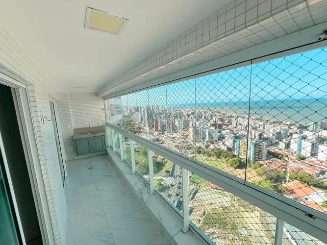 Altiplex: 94 m², 3 quartos, 28º andar, mobiliado e 3 vagas