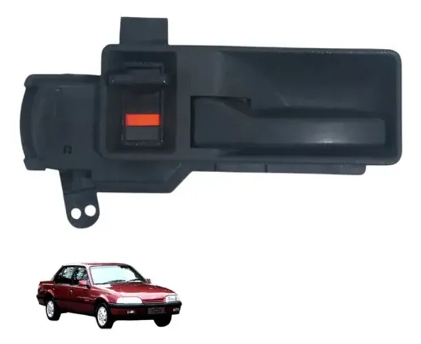 Maçaneta Interna Traseira Direita Chevrolet Monza 2.0 1996 Preto Traseira