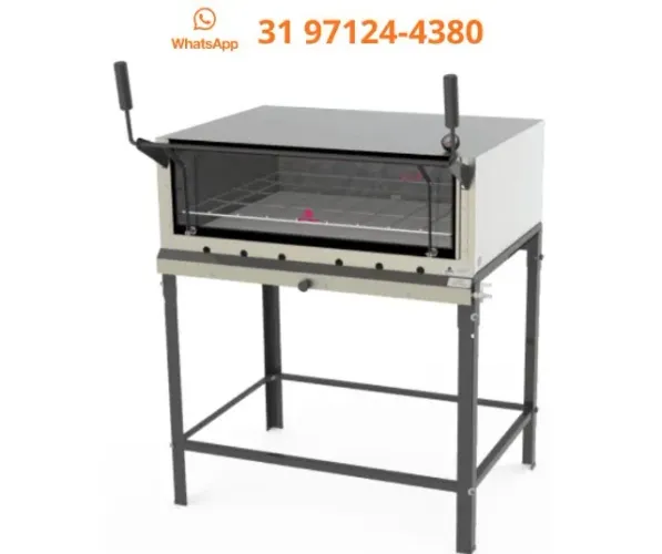Forno com Pedra 90x90CM a Gás Progas