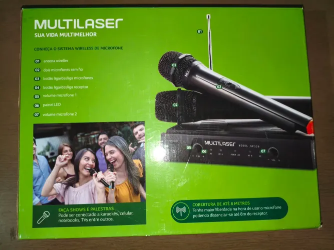 Microfone Multilaser SP328