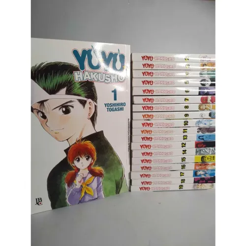 Mangá Yu Yu Hakusho Vol. 1 ao 19 - (Coleção Completa) - Usado