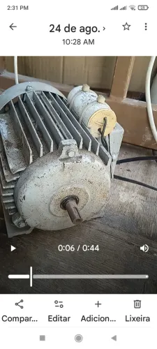 Motor elétrico bifásico