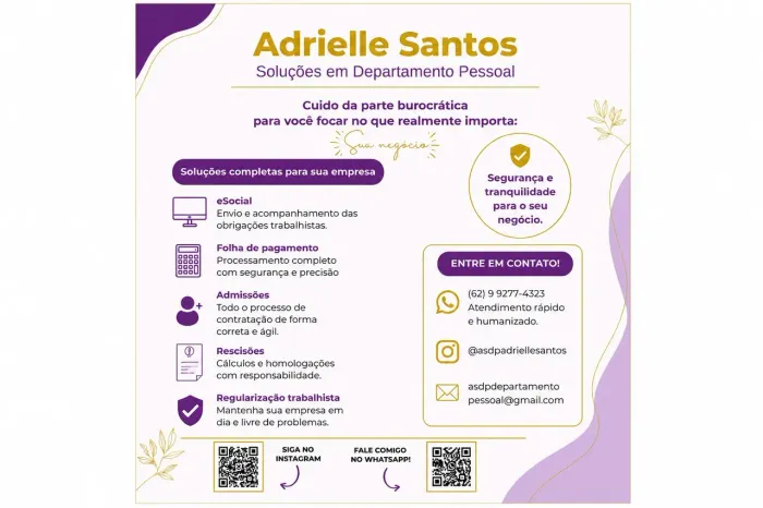 SOLUÇÕES EM DEPARTAMENTO PESSOAL