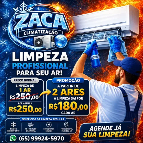 LIMPEZA DE AR CONDICIONADO ?