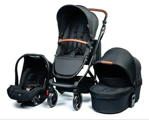 Carrinho de Bebê combo 4 em 1 +Isofix - Abc Design