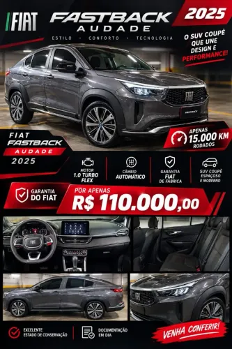 Fiat Fastback Audace 200 TB AUT (hibrído) 2025