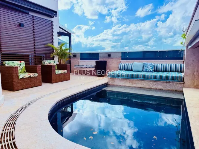 Cobertura Duplex à Venda no Único Campolim em Sorocaba  4 Suítes, Piscina Privativa, Vista