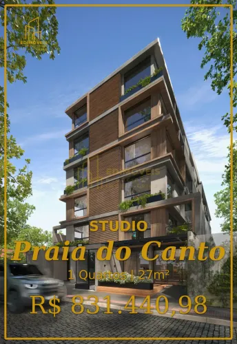 Sensacional Studio Garden na Praia do Canto, com infraestrutura moderna!