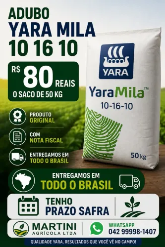 FERTILIZANTES AGRÍCOLA PRAZO SAFRA