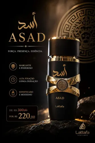 Perfume asad preto original