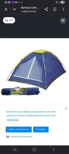 Barraca de camping