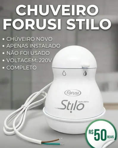 Chuveiro novo