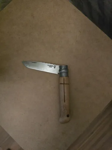 Título: Canivete Opinel Nº 9 Inox Personalizado - Artesanal - Peça Única