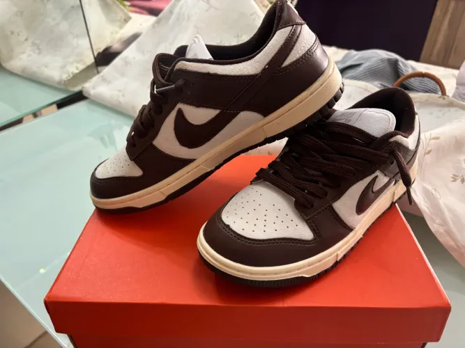 Nike Dunk Low Réplica (Edição Brown & White)