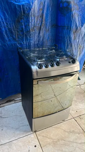 FOGÃO INOX 4 BOCAS 