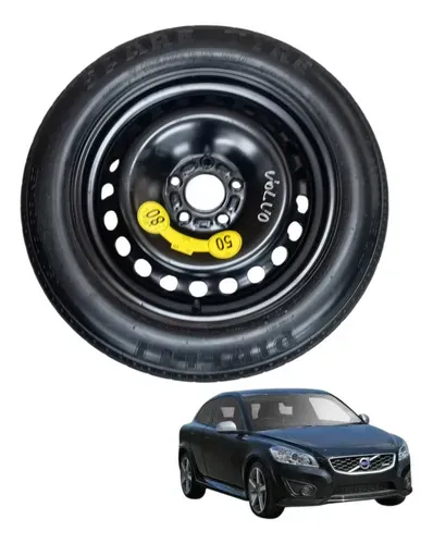 Roda Estepe Pneu125/85 R16 Pirelli Volvo C30 2010 2011