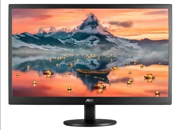 Monitor Aoc E970swnl Led 18.5  Hd Preto 127/220v 60hz 